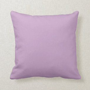 Lilac Light Purple Pastel Solid Colour Cushion
