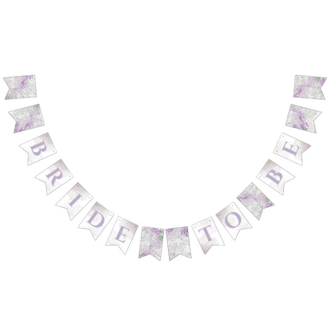 Lilac Loveliness Bridal Shower Bunting (All)