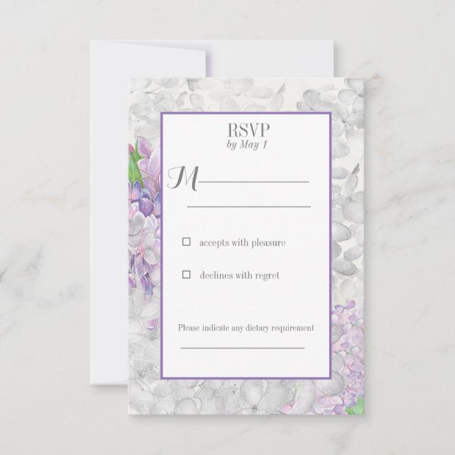 Lilac Loveliness RSVP (Front)