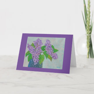 lilac memories # 2 Blank Inside Card