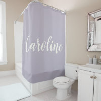 Lilac Minimalist Calligraphy Personalised Name 