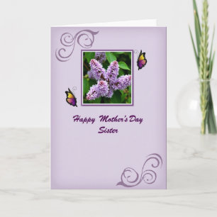Lilac Mothers Day Garden Card