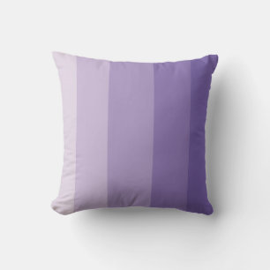 Lilac Ombre Stripe Cushion