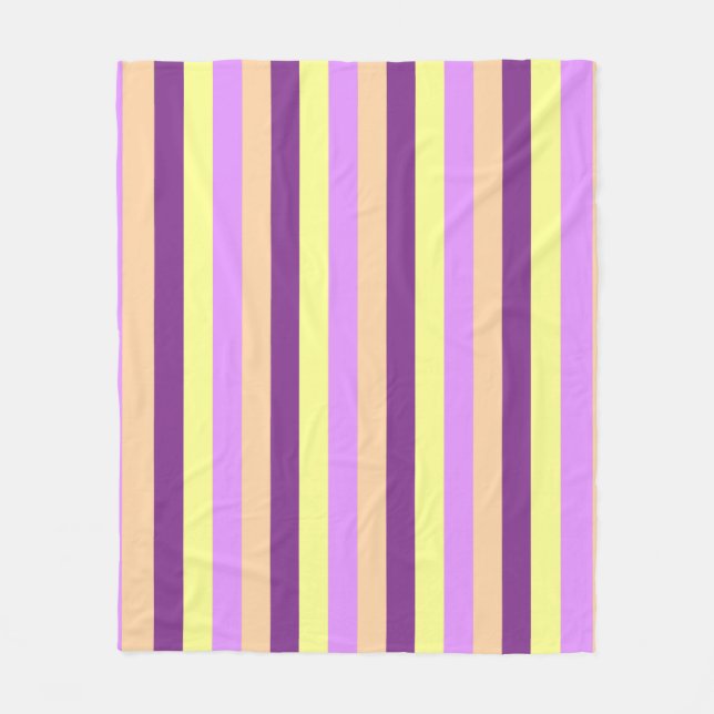 Lilac Pasture Fleece Blanket (Front)