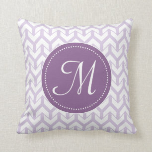 lilac patterned pillow