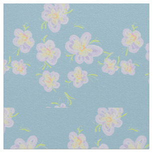 Lilac Petals Floral Flowers Fabric