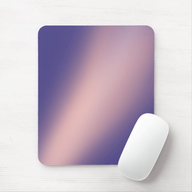 Lilac Pink moonlight ombre  Mouse Pad (With Mouse)