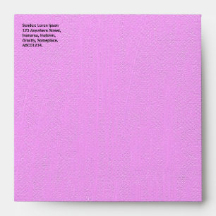 Lilac Pink Painted Canvas Texture Effect Envelopes