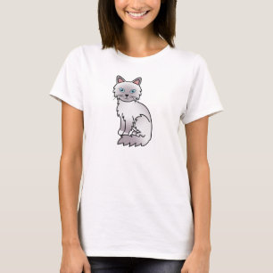 Lilac Point Birman / Ragdoll Cat T-Shirt