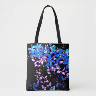 Lilac psy tote bag