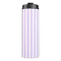 Lilac purple and white candy stripes