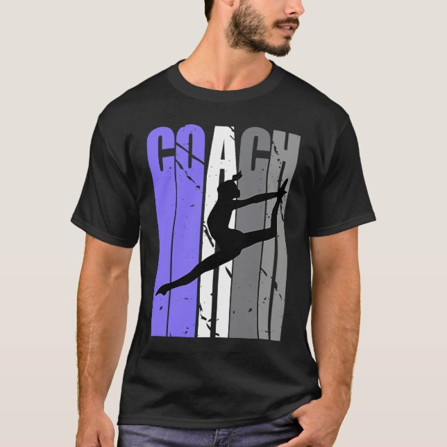 Lilac Purple Dance Coach Dance Instructor Dancer D T-Shirt (Front)