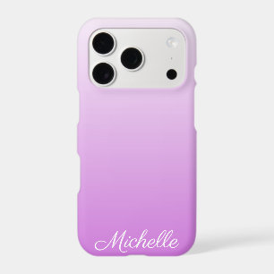 Lilac purple ombre personalised name