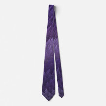 Lilac Purple Tartan Feather Pattern Tie