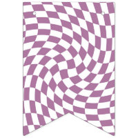 Lilac Purple Wedding Collection Check Chequered   