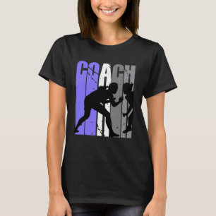 Lilac Purple Wrestling Coach Wrestling Instructor  T-Shirt