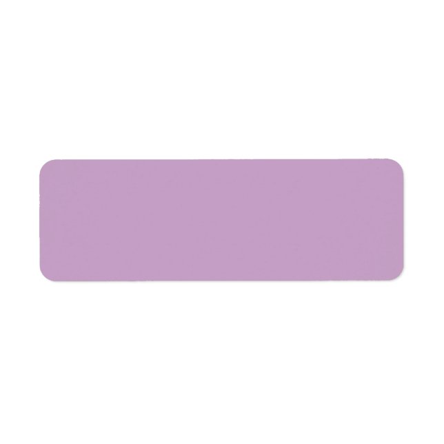 Lilac Return Address Label (Front)
