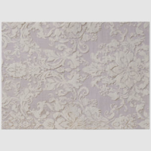 Lilac Reverie III Damask Pattern Tile Tissue Paper