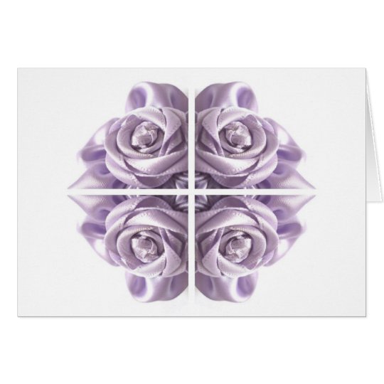 Lilac Rose Abstract Card