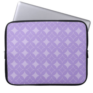 Lilac shippo pattern laptop sleeve