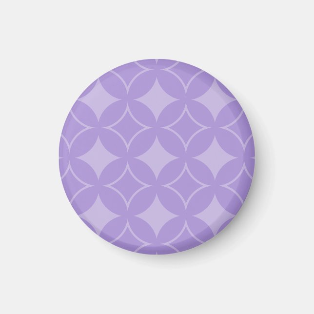 Lilac shippo pattern magnet (Front)