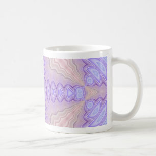 Lilac Silk Abstract Two Christmas Gift Coffee Mug