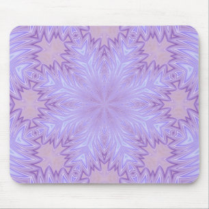 Lilac Silk Christmas Abstract Mouse Pad