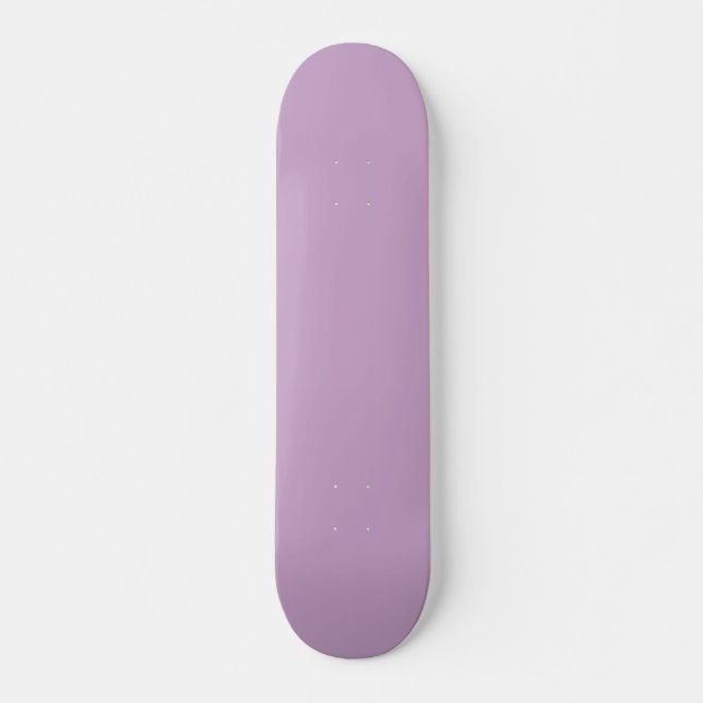 Lilac Solid Color Skateboard (Front)