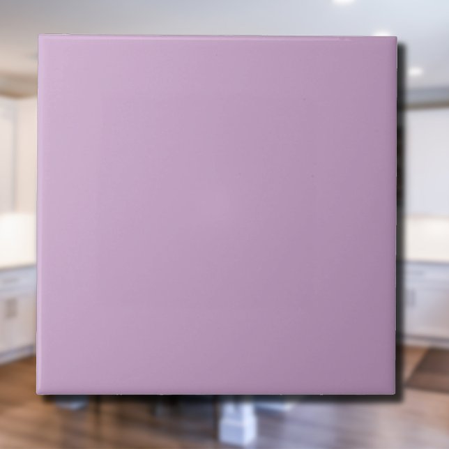 Lilac Solid Colour | Classic Elegant Ceramic Tile (Creator Uploaded)