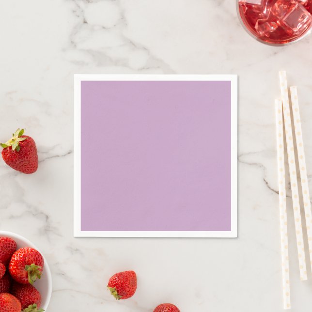 Lilac Solid Colour Napkin (Insitu)
