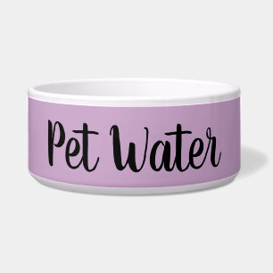 Lilac Solid Colour Pet Water