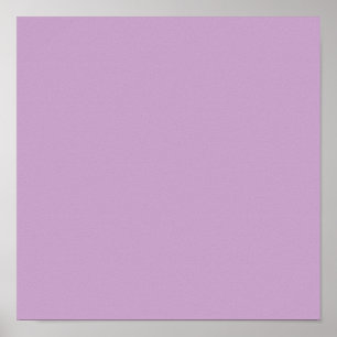 Lilac Solid Colour Poster
