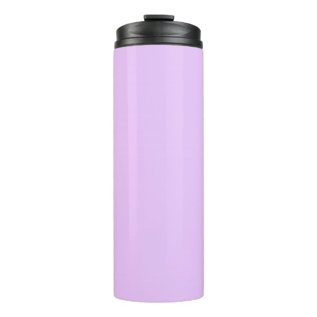 Lilac solid colour thermal tumbler (Front)