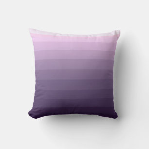 Lilac, striped cushion