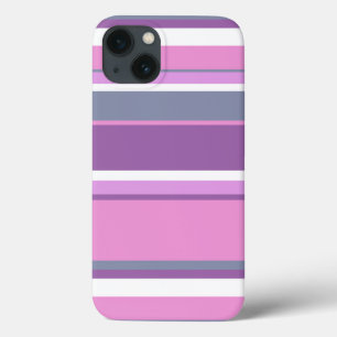 Lilac stripes Case-Mate iPhone case