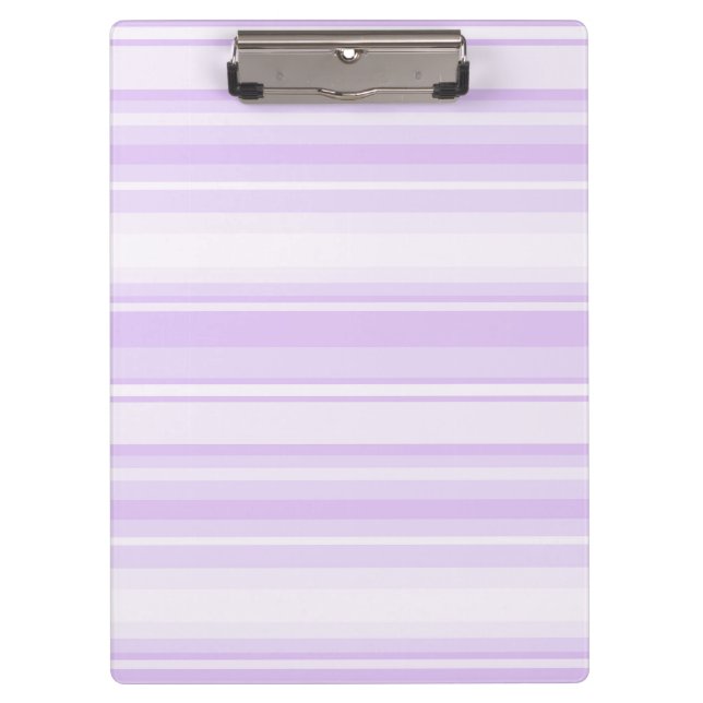 Lilac stripes clipboard (Front)