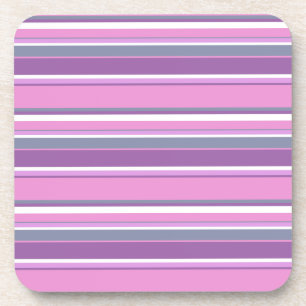 Lilac stripes coaster