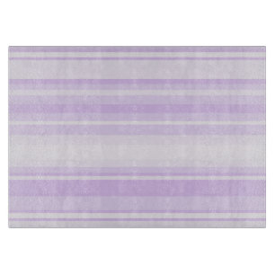 Lilac stripes cutting board