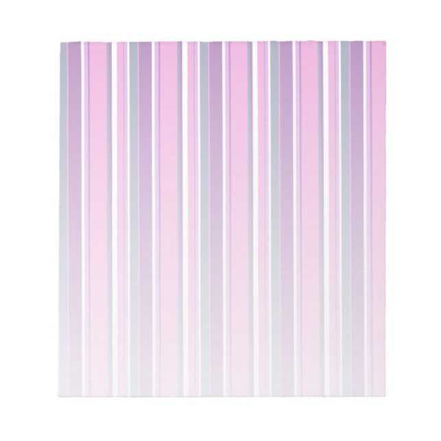Lilac stripes notepad (Front)