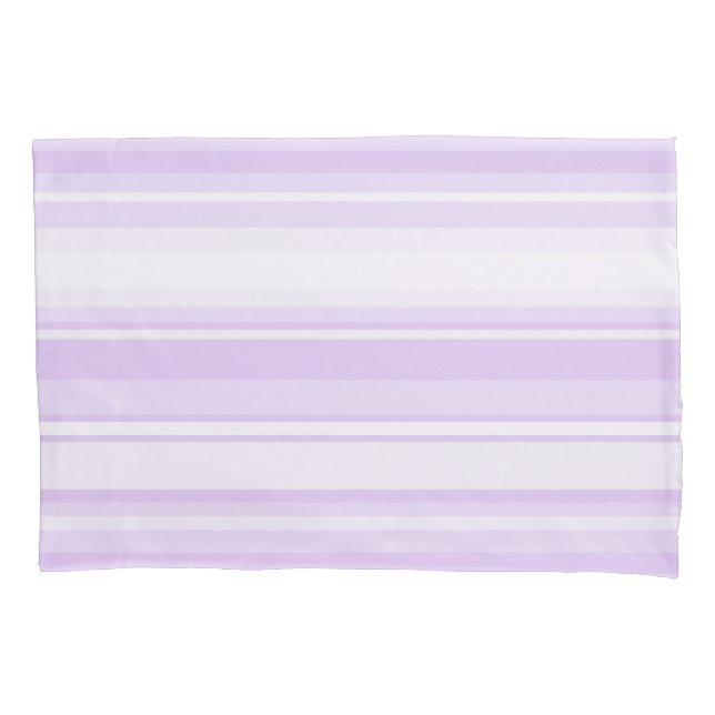 Lilac stripes pillowcase (Front)