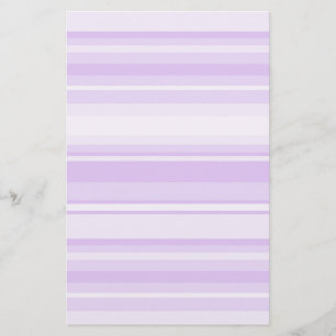 Lilac stripes stationery