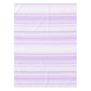 Lilac stripes tablecloth
