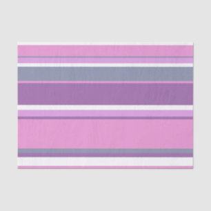 Lilac stripes tissue paper