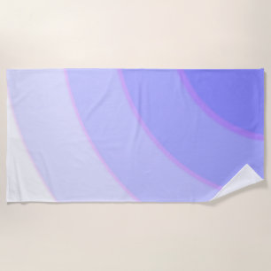 Lilac Swirls Beach Towel