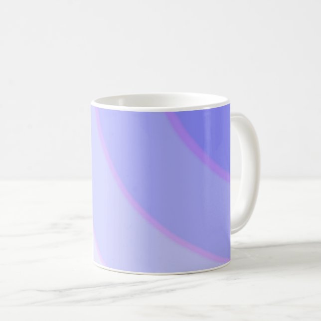 Lilac Swirls  Coffee Mug (Front Right)