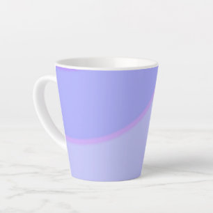 Lilac Swirls Latte Mug