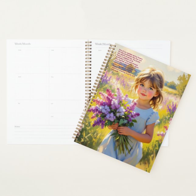 Lilac Symbolism Calendar Planner (Display)
