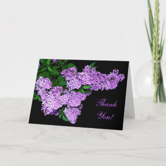 Lilac Thank You! Thank You Card