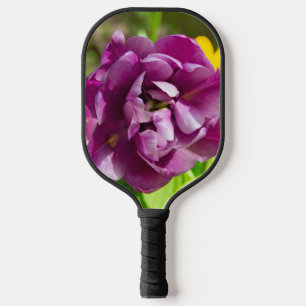 Lilac tulips on a sunny day pickleball paddle