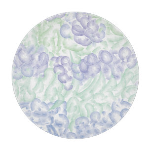 Lilac Watercolor Design Cutting Board